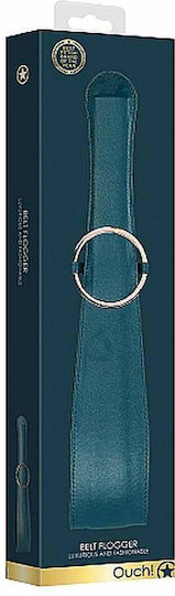 Shots Ouch Halo Belt Flogger Paddle Green