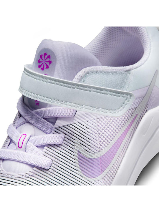 Downshifter Downshifter 12 Kids Sports Shoes Running with Hoop & Loop Closure Violet Frost