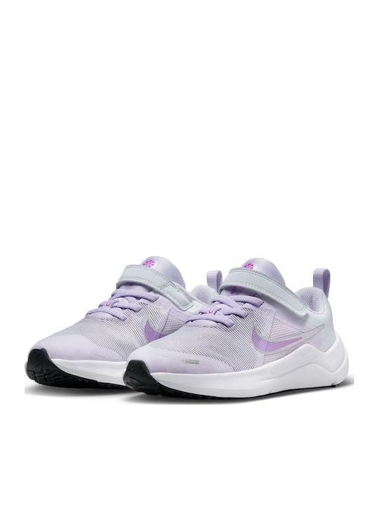Downshifter Downshifter 12 Kids Sports Shoes Running with Hoop & Loop Closure Violet Frost