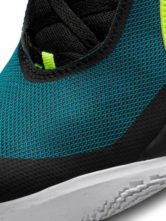 Hustle Hustle D 10 Kids Sports Shoes Basketball with Laces Black / Barely Volt / Volt / Bright Spruce
