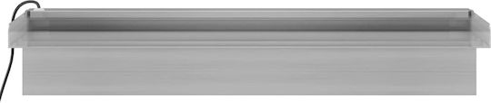 vidaXL Poolzubehör mit LED-Beleuchtung 45x45cm Silver