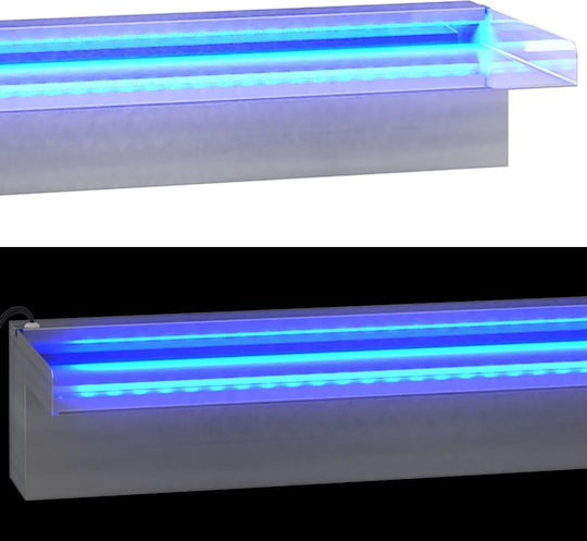 vidaXL Poolzubehör mit LED-Beleuchtung mit einer Länge von 60cm Silver