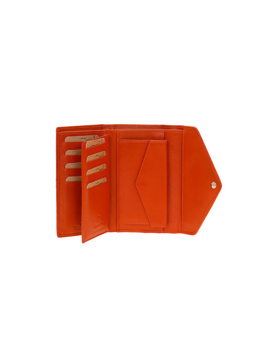 Lavor Groß Frauen Brieftasche Klassiker mit RFID Orange
