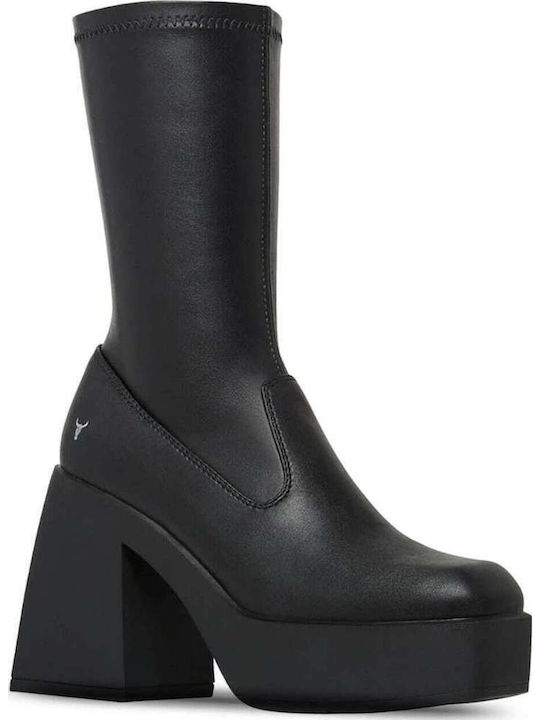 Windsor Smith Baddest Ankle Boots Black