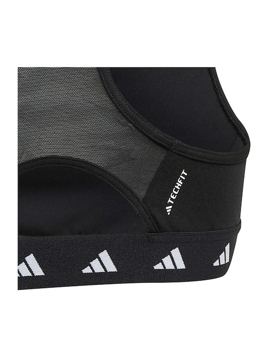 adidas AEROREADY Techfit Παιδικό Μπουστάκι Αμάνικο Μαύρο