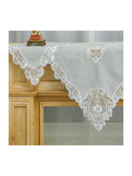 Liolios Home Tischtuch Gray 128x128cm