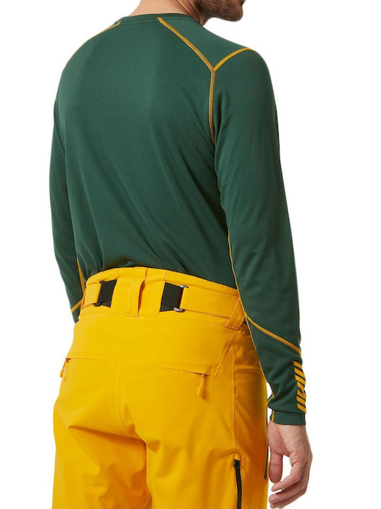 Helly Hansen Lifa Activa Crew Bluza termica pentru barbati cu maneci lungi Verde