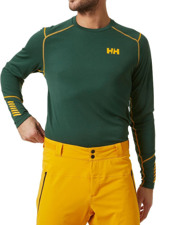 Helly Hansen Lifa Activa Crew Bluza termica pentru barbati cu maneci lungi Verde
