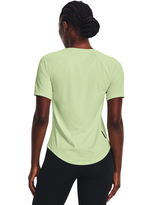 Under Armour Rush Women's Athletic T-shirt Fast Drying Yellow