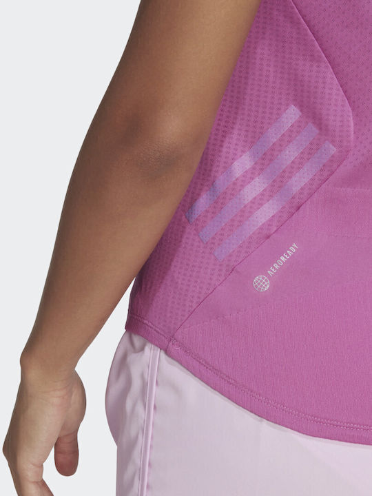 Adizero Γυναικείο T-shirt Fast Drying Semi Pulse Lilac