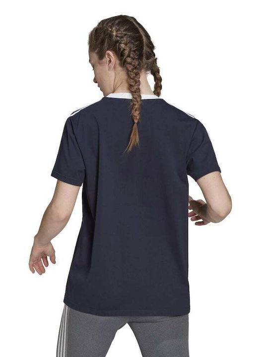 Adidas Essentials Damen Sport T-Shirt Marineblau