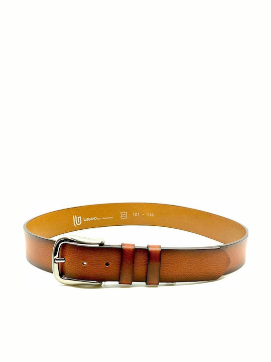 Φαρδιά Ανδρική Ζώνη Δερμάτινη Cognac L-101/COGNAC