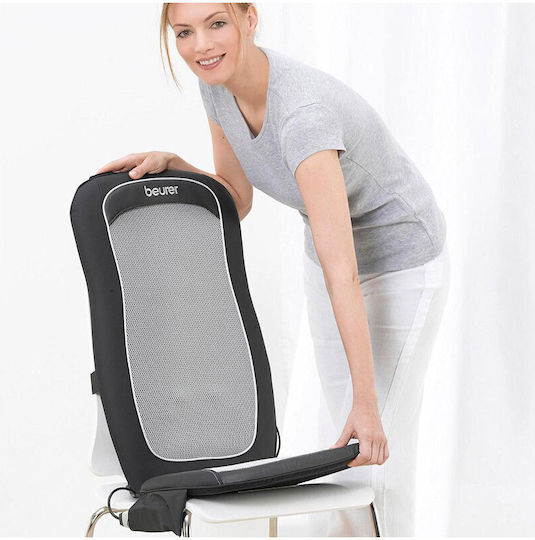Beurer MG 206 Κάθισμα Μασάζ Shiatsu για το Σώμα με Δόνηση και Λειτουργία Θέρμανσης Γκρι