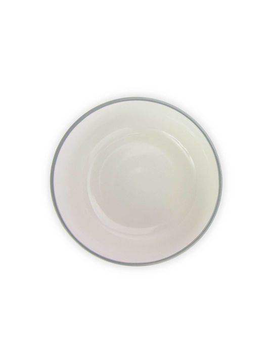 Viosarp Ceramic Serving Bowl Πράσινο with Diameter 15εκ. 1pcs