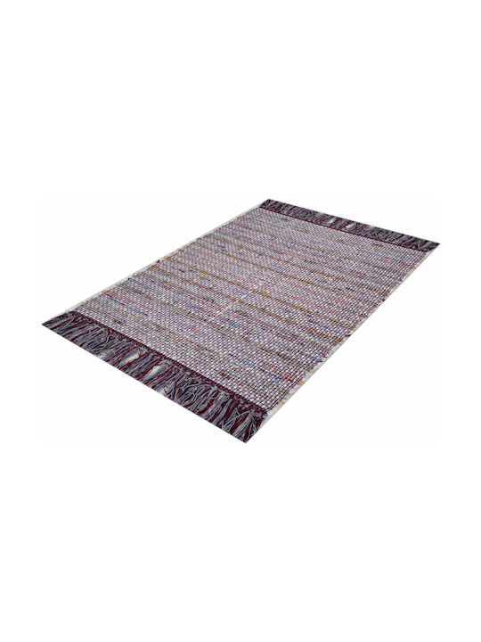 Tzikas Carpets Boho 30150-050 Teppich Rechteckig Sommer mit Fransen Purple