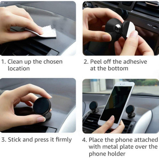 Andowl Car Mobile Mount with Magnet Black