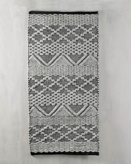 Rythmos Πατάκι Μπάνιου Οβάλ Kesi 120-144 Γκρι 70x140εκ.