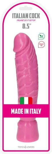 Toyz4lovers Italian Cock Sebastiano Ρεαλιστικό Dildo Pink 22cm