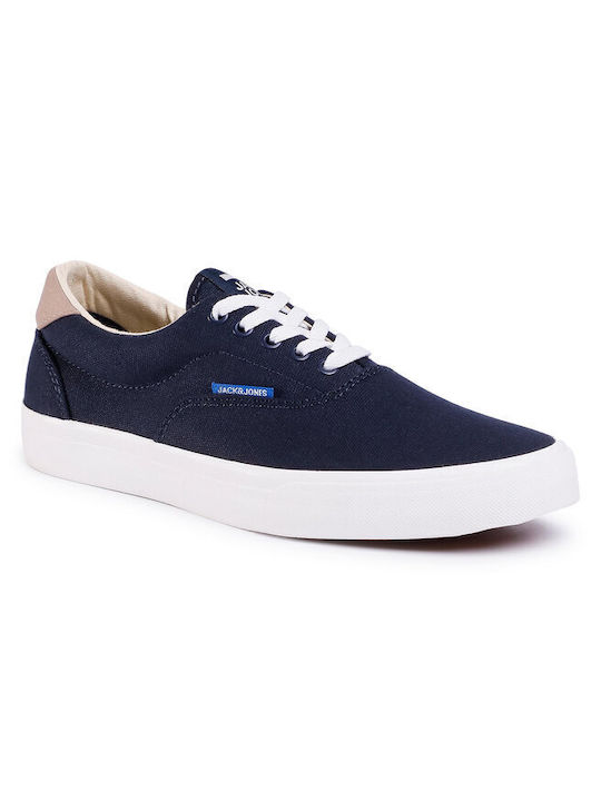 Jack & Jones Jfwmork Canvas Herren Sneakers Blau