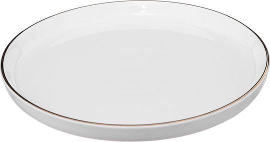 Plate Desert made of Porcelain White with Diameter 20cm