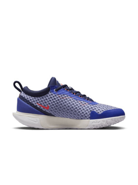 Nike Zoom Pro Men's Tennis Shoes for Hard Courts Lapis / Bright Crimson / Midnight Navy