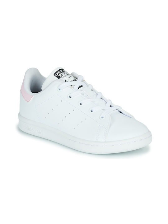 Adidas Παιδικά Sneakers Stan Smith για Κορίτσι Λευκά