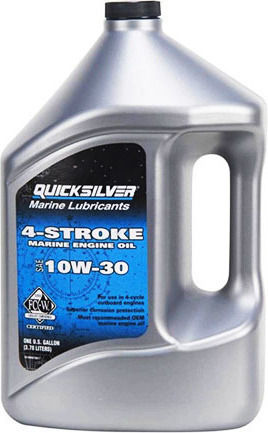 Quicksilver 10W-30 Boat Lubricant for Four-Stroke Engines 10W-30 4lt