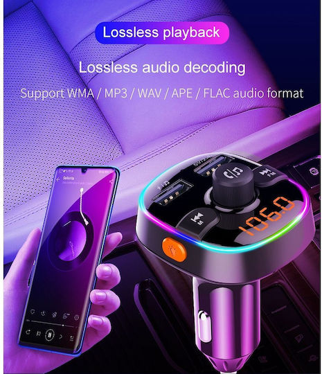 FM Transmitter Αυτοκινήτου BC52L με Bluetooth / USB