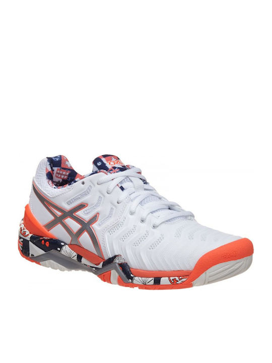 ASICS Gel-Resolution 7 L.E. London Γυναικεία Παπούτσια Τένις για Όλα τα Γήπεδα Λευκά ASICS Gel-Resolution 7 L.E. London Γυναικεία Παπούτσια Τένις για Όλα τα Γήπεδα Λευκά