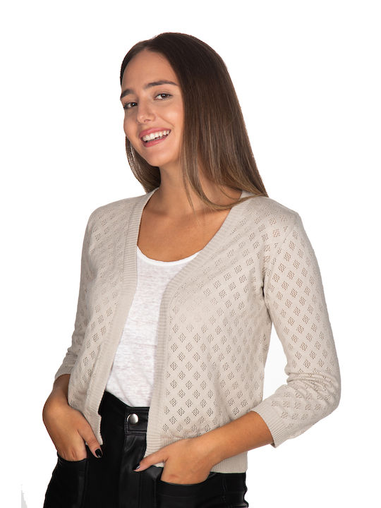 Beige Damen Bolero