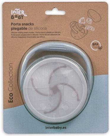 Interbaby Silicone Baby Container for 6+ months Gray