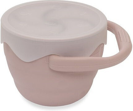 Interbaby Silicone Baby Container for 6+ months Pink