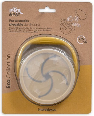 Interbaby Yellow Silicone Container for 6+ Months