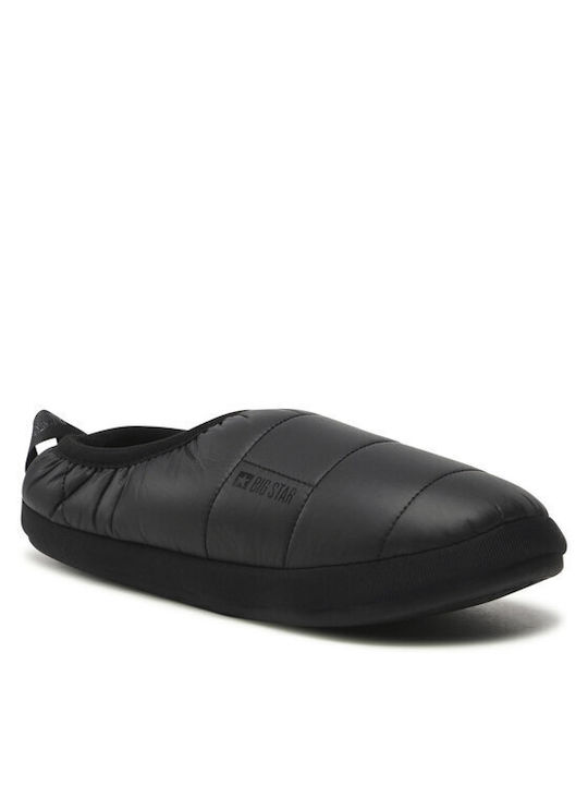 Big Star Closed Women's Slippers in Black color