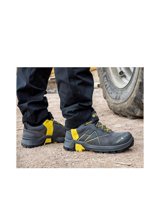 Haix Connexis Safety+ GTX Waterproof Scăzut de Securitate Gray S3 cu Certificare (C), P, CI, ESD , HI, HRO, SRC,WR