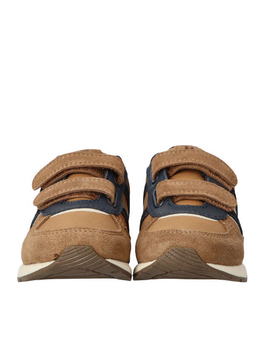 Ecofriends Παιδικά Sneakers με Σκρατς Καφέ