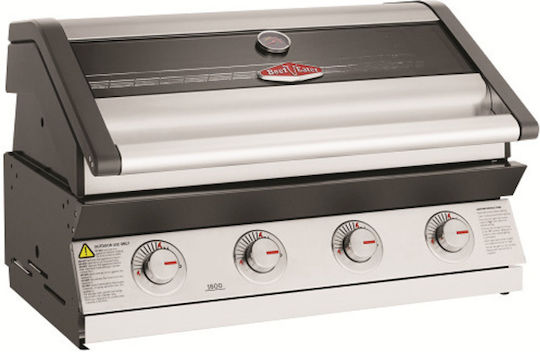Beef Eater 1600 Series Ψησταριά Υγραερίου Μαντεμένιας Σχάρας και Πλάκας με 4 Εστίες 21.2kW