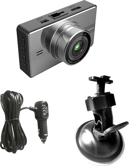 Manta FHD 1080P Windshield Car DVR, 3" Display with Suction Cup