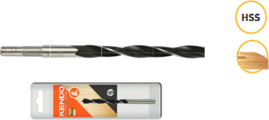 Kendo Burghiu HSS pentru Lemn 8x117mm
