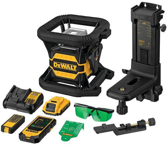 Dewalt Περιστροφικό Αλφάδι Laser Πράσινης Δέσμης 18V με Εύρος Εργασίας 80m