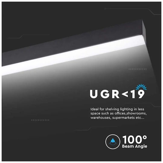 V-TAC LED Lumina liniară Lumină Plafon Alb rece IP20 cu Intensitate Reglabilă 120cm