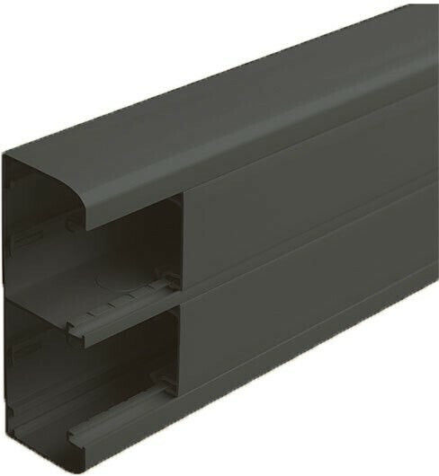 Legrand DLP Kabelkanal aus Kunststoff 2 Abschnitte 130x50mm Schwarz 2m