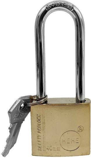 Vltools Blister Steel Padlock Lengthened with Key 50mm 1pcs