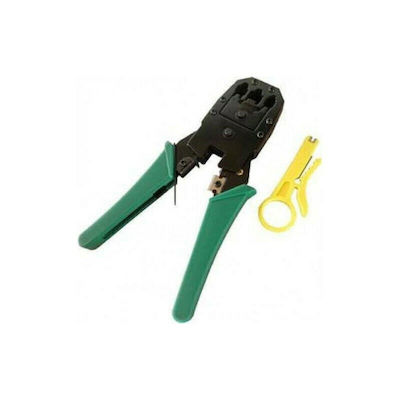 HT200 / KS315 Ethernet Internet Cable Crimping Plier RJ12, RJ11, RJ45, RJ10 with Cable Cutter DM-5324