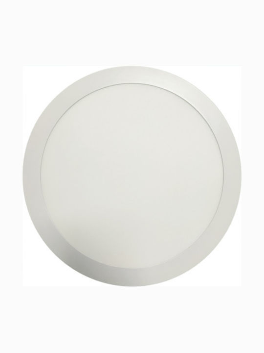 Atman Round Recessed LED Panel 24W with Natural White Light 4000K 30cm