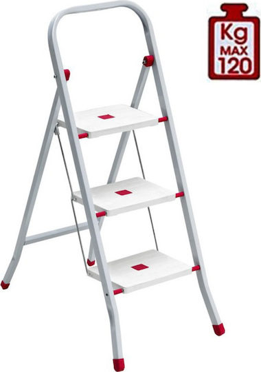 Eurogold Step Ladder iron 3 Stair 115cm
