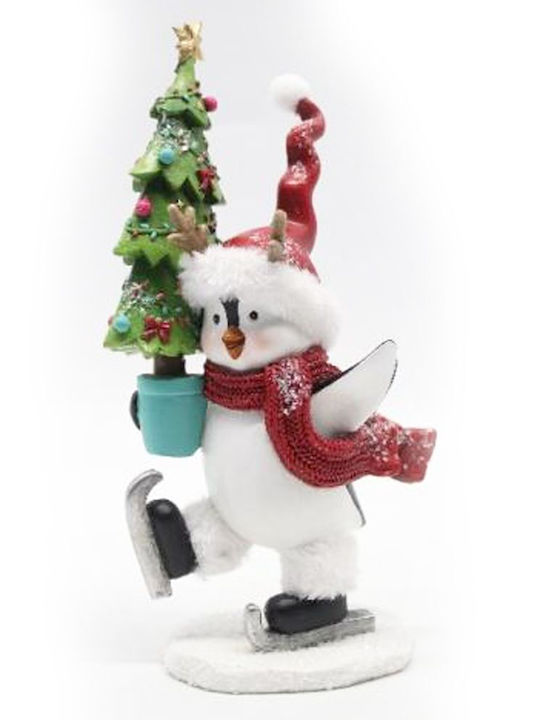 Iliadis Christmas Plastic Figure Penguin White Height 22cm