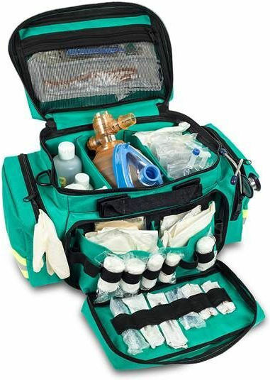 Elite Bags Ισοθερμική Ιατρική Τσάντα Α' Βοηθειών Emergency's σε Πράσινο Χρώμα