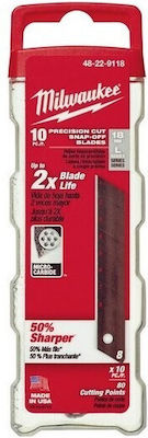 Milwaukee Snap Blades Cutter Blade 18mm 10pcs 48229118