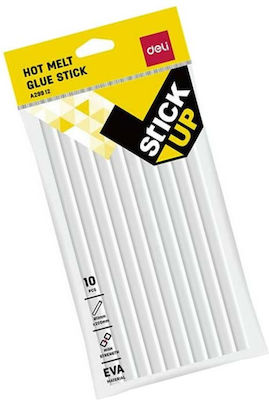 Deli Hot Glue Stick Ράβδοι Σιλικόνης Glue Sticks Transparent 11mm 10pcs